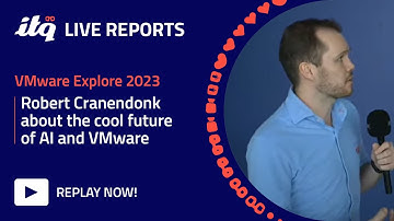 Robert Cranendonk about the cool future of AI and VMware - ITQ Live at VMware Explore 2023