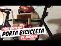 🚲 Cómo hacer UN PORTA BICICLETA de madera – (SOPORTE O COLGADOR de bicicleta a la pared)