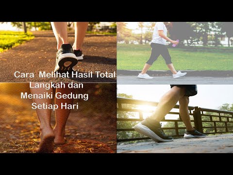 Tutorial Menggunakan Aplikasi Pedometer + +  Record Jalan Kaki Setiap Hari Otomatis Bagus Diet Sehat