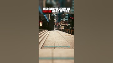The Developers Knew We Players Would Try This... #cyberpunk