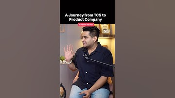 A Journey from TCS to Product Company - Must Watch 🔥💯 #shorts #jobs