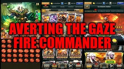 Legendary Game Of Heroes: Averting the Gaze Event Gameplay/Team Testing (Fire Commander)