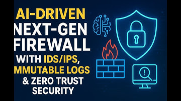 AI-Driven Next-Gen Firewall with IDS/IPS, Immutable Logs & Zero Trust Security