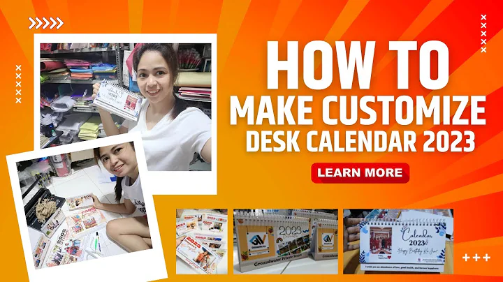 How to make a customized desk calendar 2023