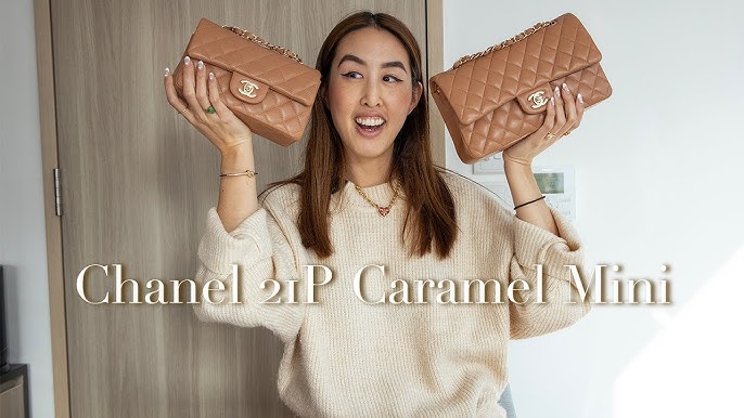 I got my dream Chanel bag  21P Caramel Classic Flap 