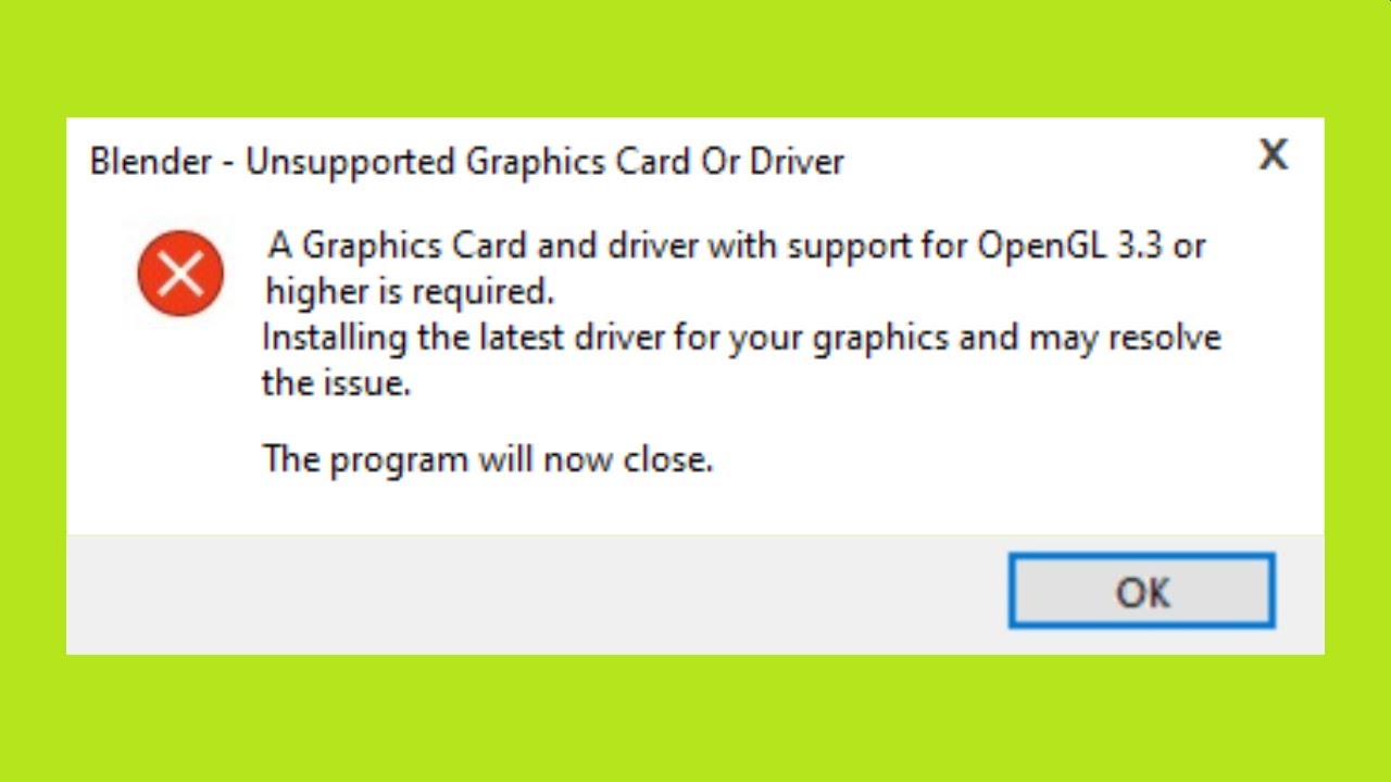 opengl 3.3 graphics card