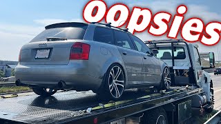 Broke the Audi again…