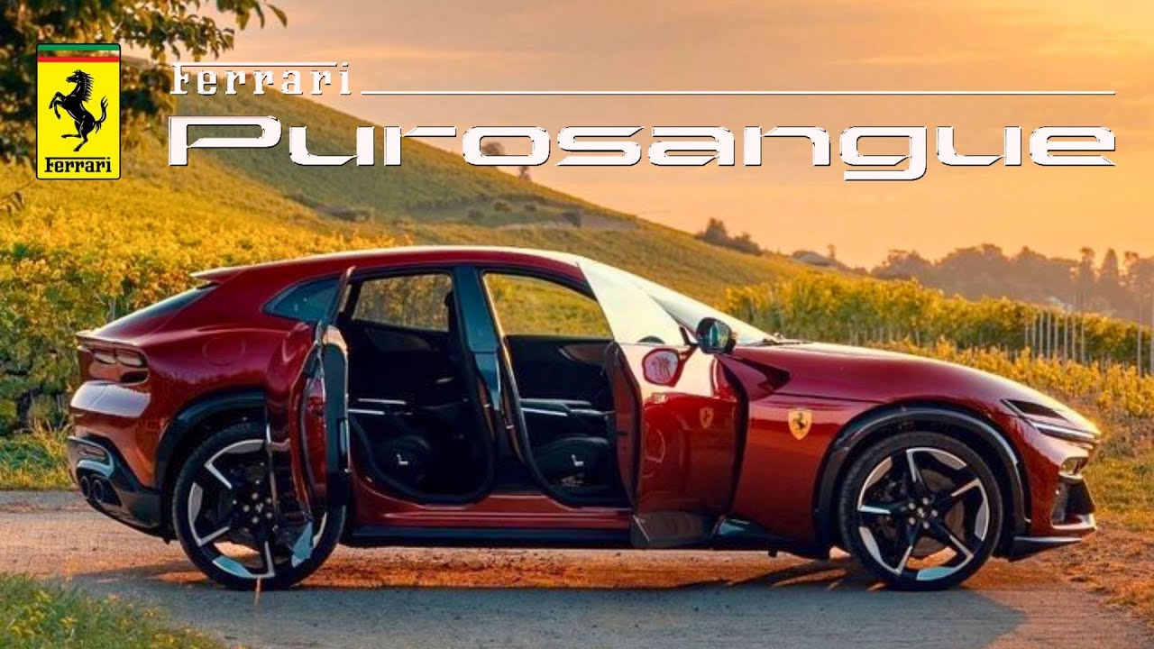 Ferrari Purosangue | Pure Cinematic Sound & Motion 4k Experience - YouTube