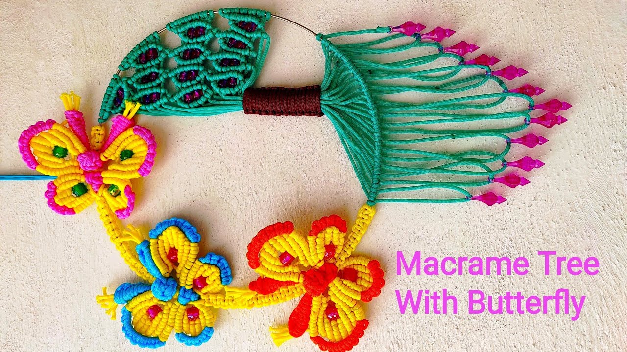 New Dual Macrame Mobile Wall Hanging _ Unique design - video Dailymotion