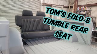 Tom's Offroad Fold and Tumble Rear Seat Install  1966 Ford Bronco Restoration Project