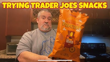 Trying Trader Joe’s Snacks | Thanksgiving Stuffing Popcorn! 🍿