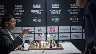 Vishy Anand Blunders And He Waits Mamedyarov And Then He Directly Resigns When Mamedyarov Arrives