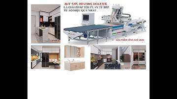 Holztek. MÁY CNC ROUTER NESTING 3 Đầu Cắt khoan ván công nghiệp làm nội thất chuyên nghiệp