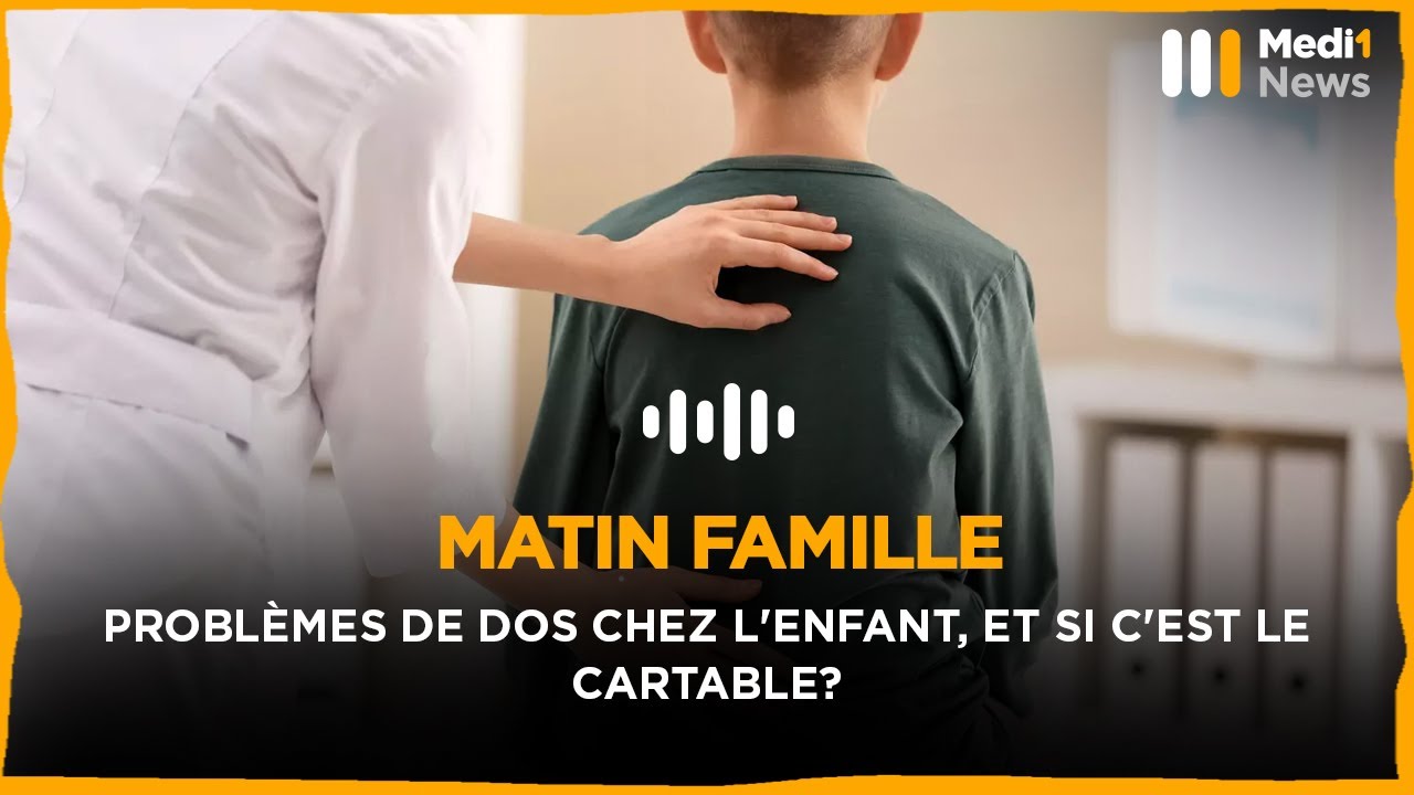 Problèmes de dos chez l'enfant, et si c'est le cartable?