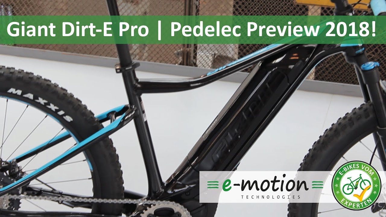 Giant Dirt E Pro E Bike Neuheiten 2018 Pedelec Preview Vorschau Youtube