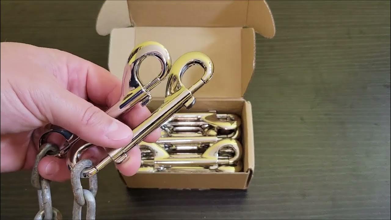 What You Should Know Double Ended Hook Bolt Snaps YouTube