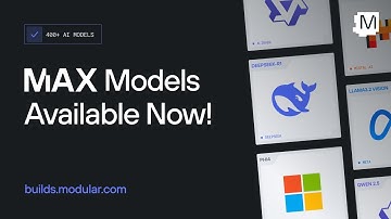 MAX Builds in 60 seconds: GenAI models, application recipes, and community packages