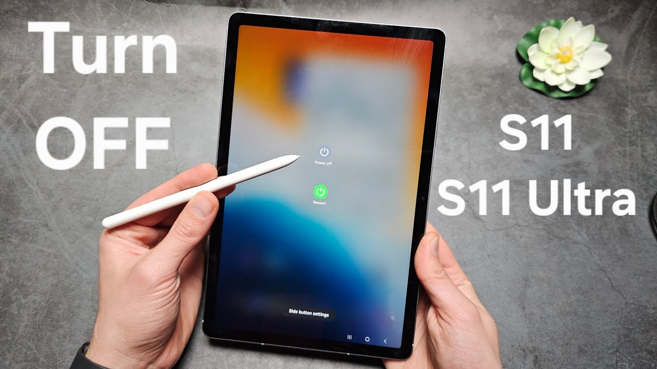 How to Turn OFF - Samsung Galaxy Tab S11 / S11 Ultra - YouTube