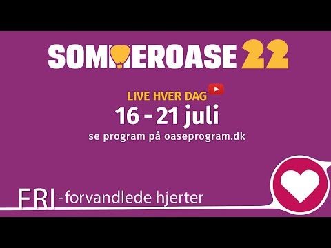 Torsdag aftenmøde på SommerOase 22