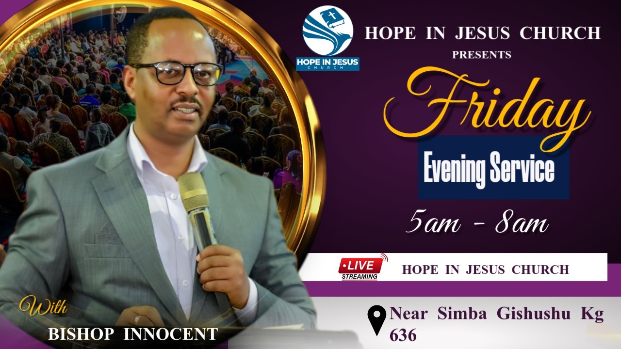FRIDAY  SERVICE - HOPE IN JESUS CHURCH // WITH BISHOP INNOCENT.G //27-02-2026