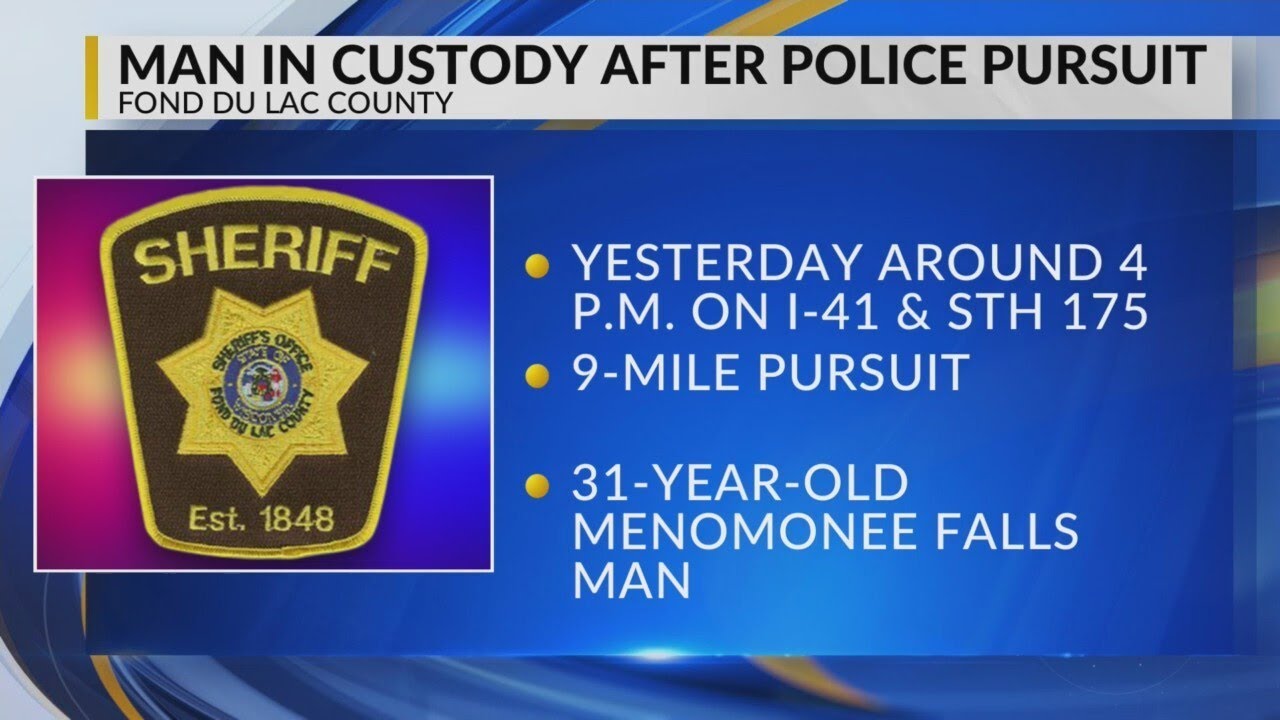 Wisconsin man arrested for third OWI offense after leading Fond du Lac ...