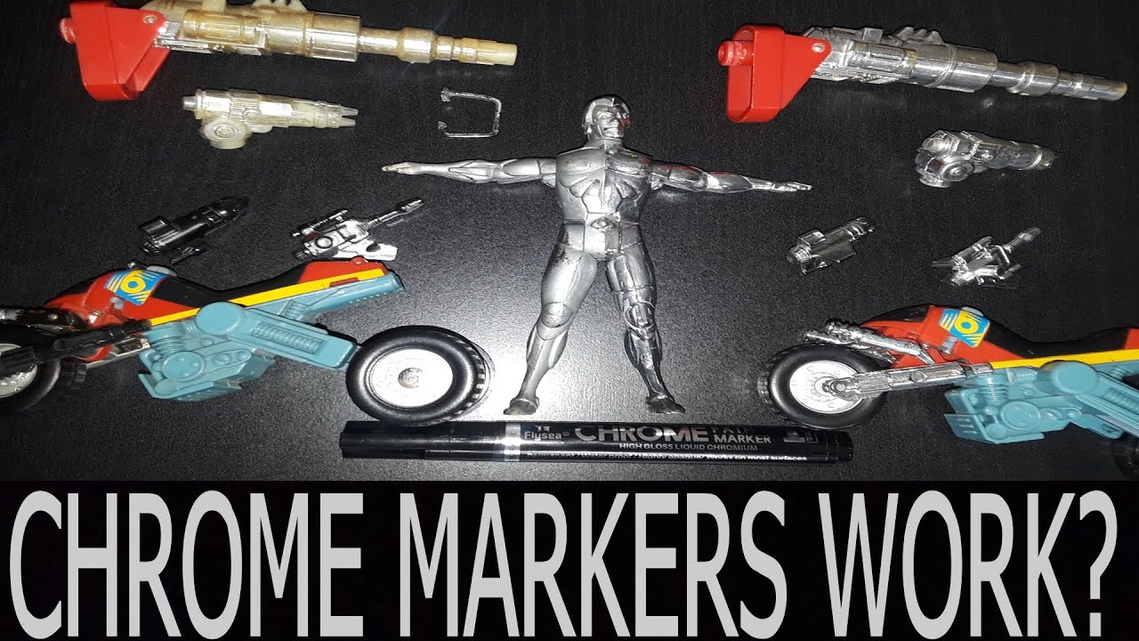 RETROWED CHROME PAINT MARKERS TO RESTORE VINTAGE PARTS AND A