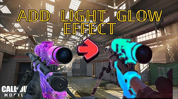 How To Add Glow Effect on any gun│How to change gun skin in codm│Alight Motion Tutorial