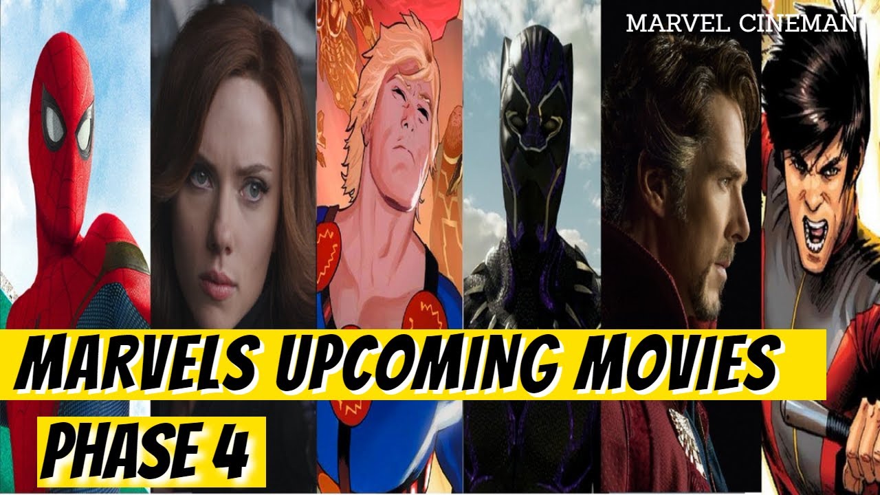 Marvel's phase 4 Movies after Spiderman far from home | 2019-2021