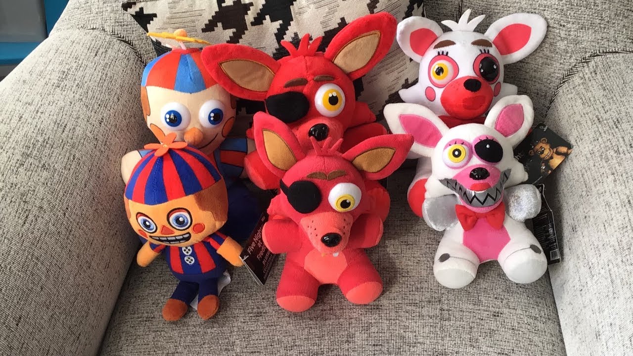 Funko Five Nights At Freddy's FNaF 6 Plush Set w/ Display Foxy Freddy  Mangle