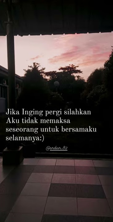 story' wa lagu izinkan ku lukis senja