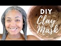 How To: DIY Moisturizing Clay Mask for Dry Hair | Natural Hair