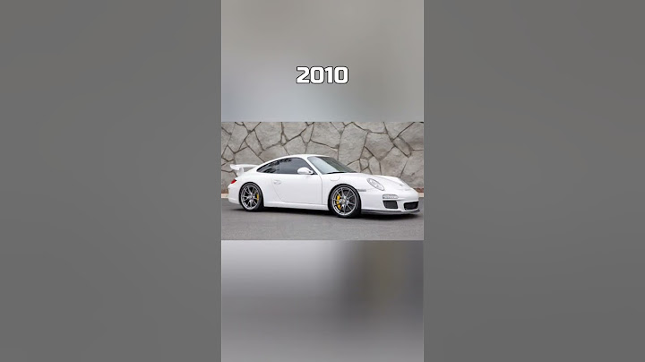 Evolution of Porsche Car  (1950~2022) #shorts