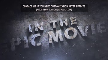 Cinematic Trailer | After Efects Project Files - Videohive template