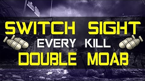 *WORLD FIRST* Double MOAB SWITCH SIGHT Every Kill w/ 2Man Party! || Kuinka putosin jäihin