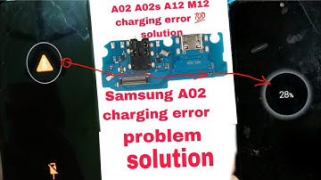 Samsung A02 A02s A12 M12 Charging error problem solution 💯