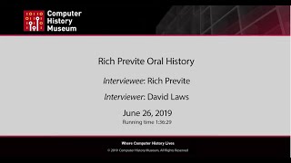 Oral History of Rich Previte Wealth