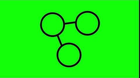 Animated Share Icon on Green Screen With Pop-up Sound