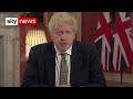 Boris Johnson announces national lockdown in England