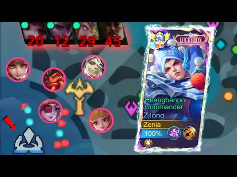 ZILONG INSANE EPIC COMEBACK DOMINATES 1v5 SOLO RANK