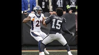 Michael crabtree and aqib talib sparked a huge fight in their game
sunday november 26, 2017. was ejected from the along with one more
raiders p...