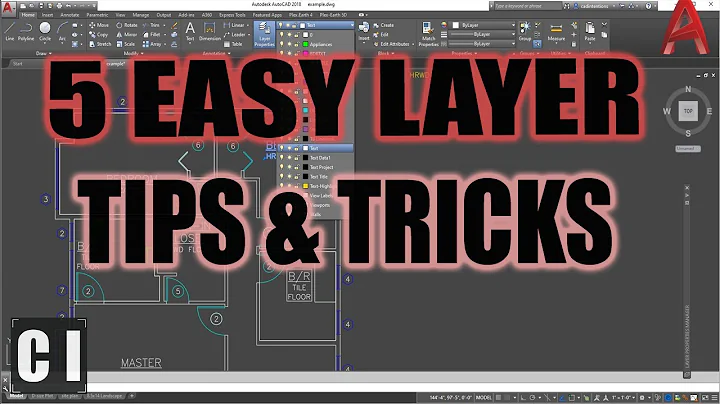 5 Astuces de calques pour dessiner plus rapidement dans AutoCAD