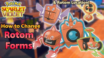 How to Change Rotom Forms in Pokemon Scarlet and Violet! Rotom Catalog Location!