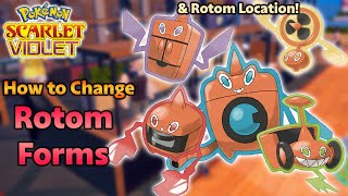 How to Change Rotom Forms in Pokemon Scarlet and Violet! Rotom Catalog Location!