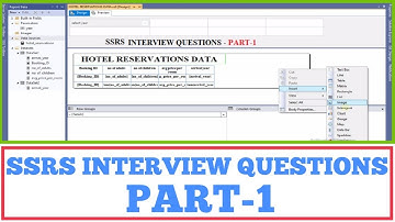SSRS REALTIME INTERVIEW QUESTIONS -PART -1#msbi #ssrs