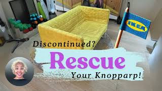 Upgrade Your IKEA Knopparp Sofa with Custom Slipcovers | 100% Linen & Cotton | Rockin Cushions