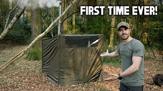 First Time Camping in the 'Cube' Tent from Finland
