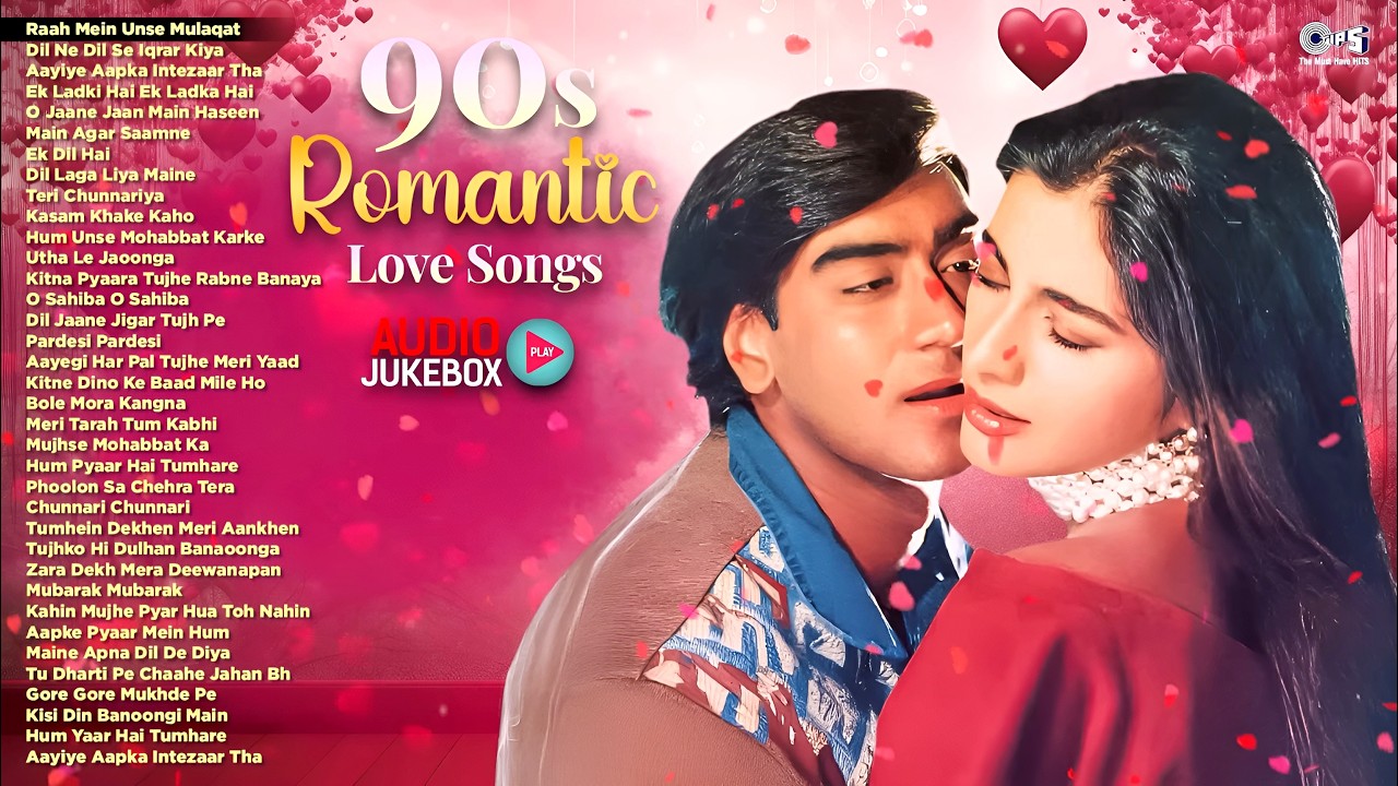 90s Romantic Love Songs Jukebox ❤️ 90s Hits Hindi Songs  Evergreen Bollywood Hits  Old Songs