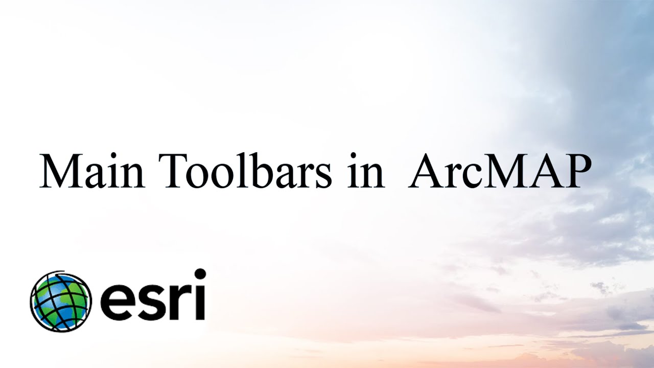 Standart Editor Tools Draw toolbar in ArcMap Part 1 YouTube