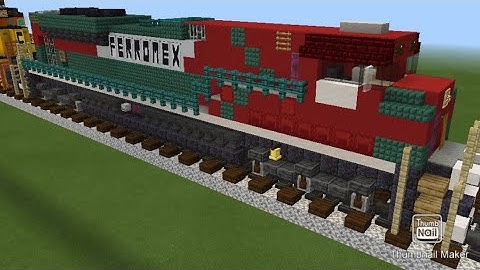 How to build a Ferromex SD70ACE in Minecraft