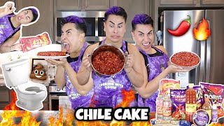 making a CHILE CAKE🌶️... | Louie's Life